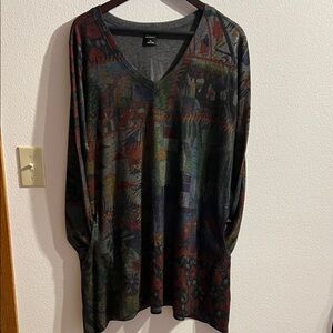 Multicolor Women's Tunic Top